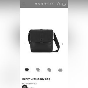 NWT Bugatti “Henry” Crossbody